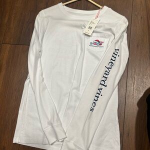 Vineyard Vines Classic White Tee with Logo